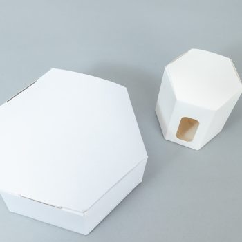 六角形の底ワンタッチ箱